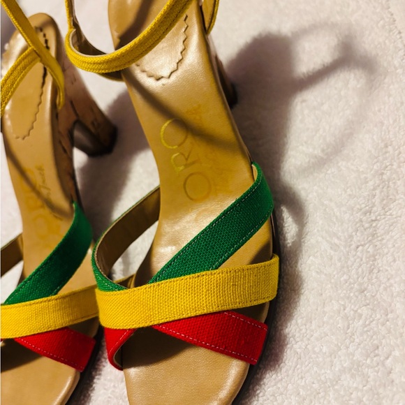 Cute and Stylish Heels By D’ORO - size 6 1/2 N - Heel Height 3 inches - box 1 - Picture 3 of 6